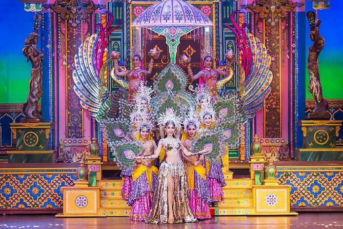 Alcazar Cabaret Show Pattaya V.I.P Ticket - The stage design, costumes, lights, and sound