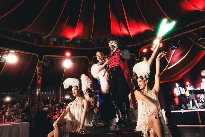 Burlesque Spectacular Dinner Show - Inside Viennas Mirage mirror tent