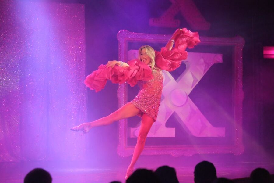Las Vegas: X Burlesque Show at the Flamingo - Audience interaction and on-stage moments