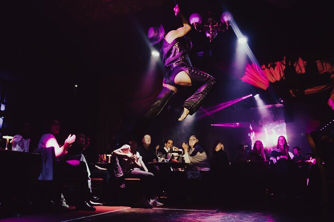 London Cabaret Show - Choosing between the ticket, cocktail, and dinner