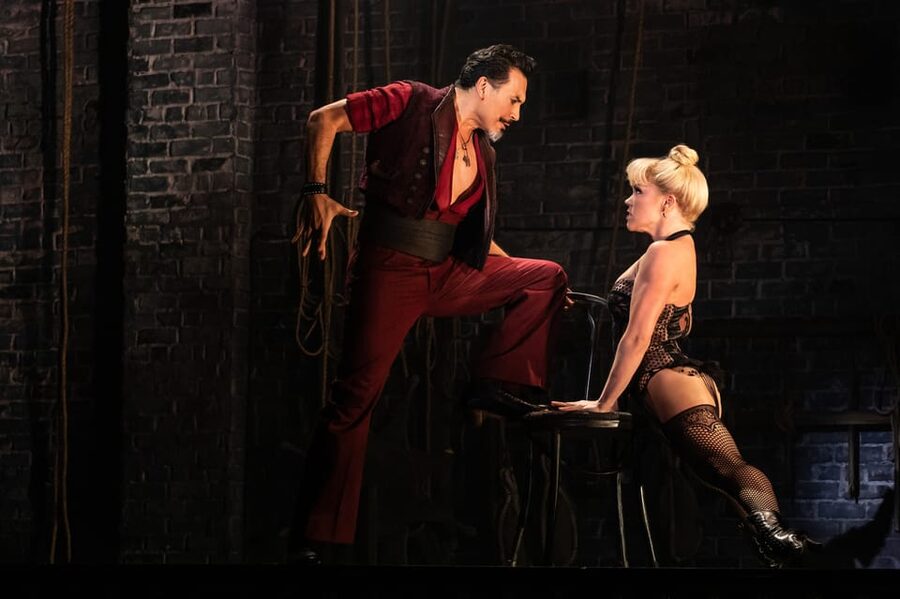 NYC: Moulin Rouge! the Musical on Broadway - Can-can performers and acrobatic energy