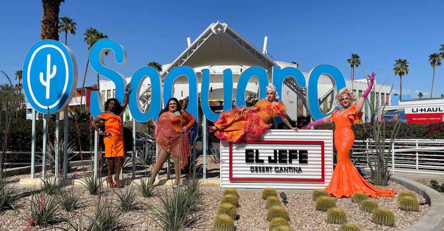 Palm Springs: Drag Show with Brunch - A colorful start at the Saguaro Hotel