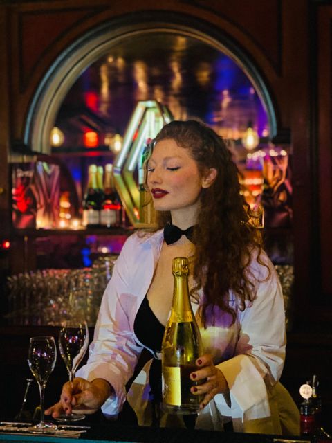 Secret Square Paris : Parisian Strip-Tease Cabaret Ticket - Secret Square’s staircase and old Paris club mood