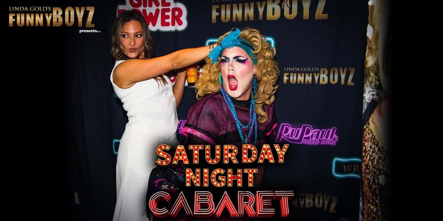 The BIG Saturday Night Cabaret Show at FunnyBoyz Liverpool - Drag queens in the room, not just on stage