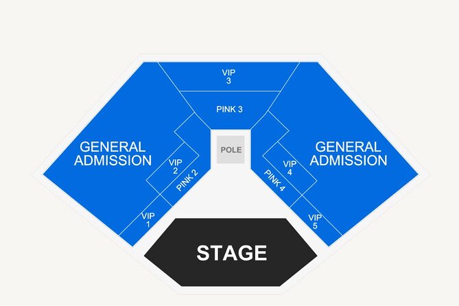 X Burlesque: Sexy, Topless Revue at the Flamingo Hotel and Casino - Choosing between general, VIP, and Pink Circle seats